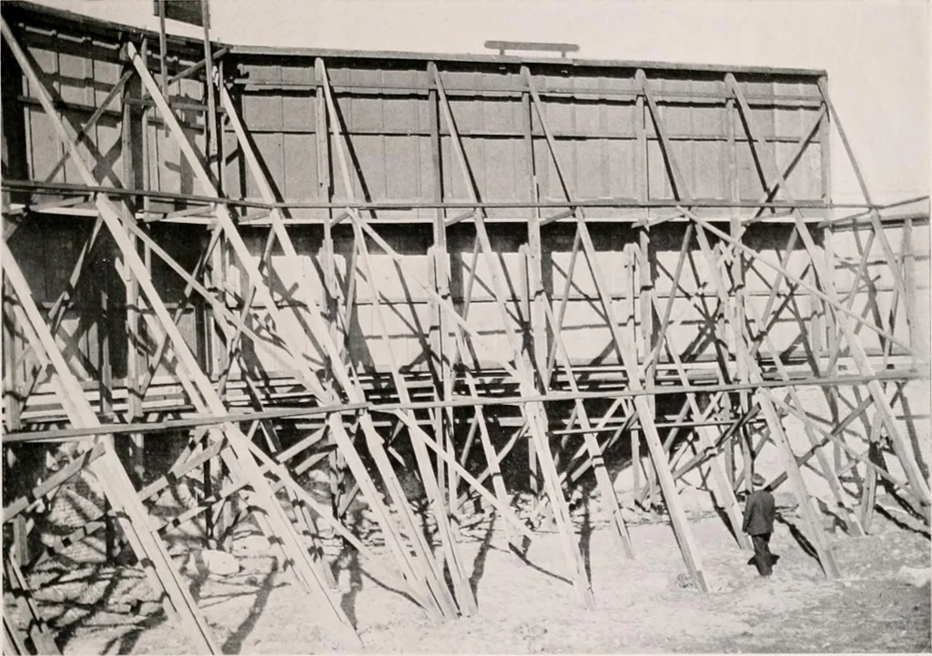 An illustration from Regulations for the proper construction, maintenance and operation of standard painted bulletin advertising plants as prescribed by the members of the Outdoor Advertising Association United States and Canada, 1917, leaf 26