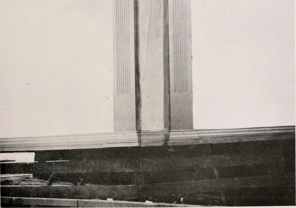 An illustration from Regulations for the proper construction, maintenance and operation of standard painted bulletin advertising plants as prescribed by the members of the Outdoor Advertising Association United States and Canada, 1917, leaf 36