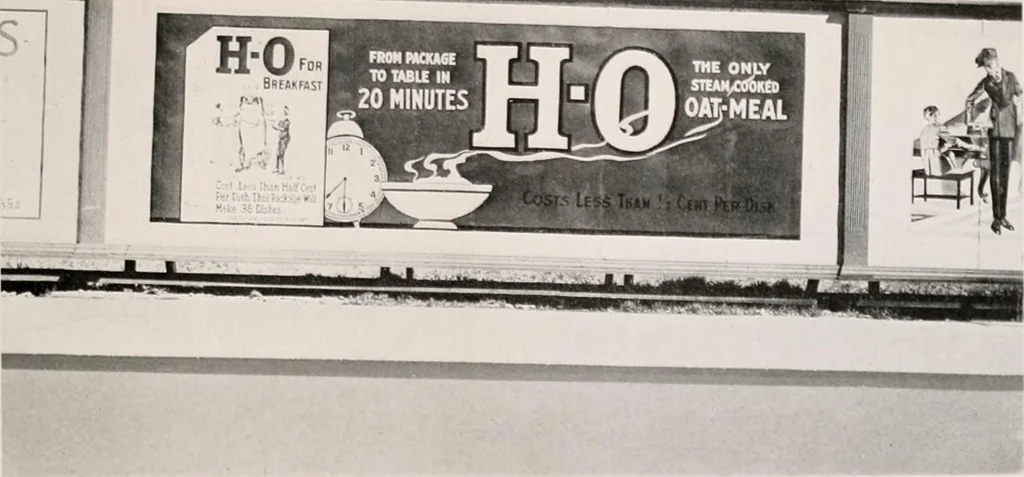 An illustration from Regulations for the proper construction, maintenance and operation of standard painted bulletin advertising plants as prescribed by the members of the Outdoor Advertising Association United States and Canada, 1917, leaf 44
