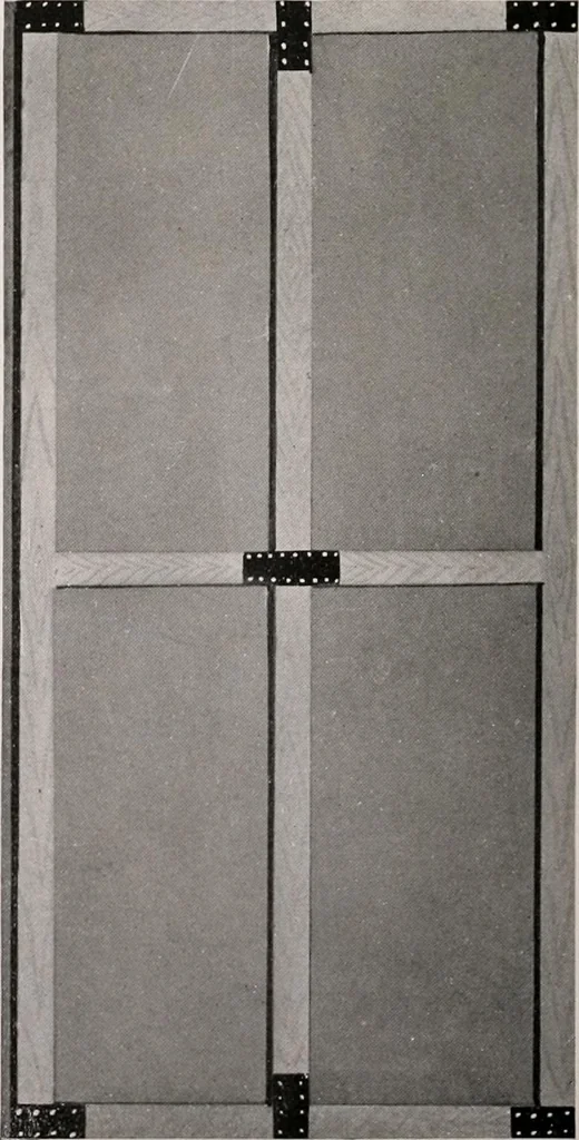 An illustration from Regulations for the proper construction, maintenance and operation of standard painted bulletin advertising plants as prescribed by the members of the Outdoor Advertising Association United States and Canada, 1917, leaf 7