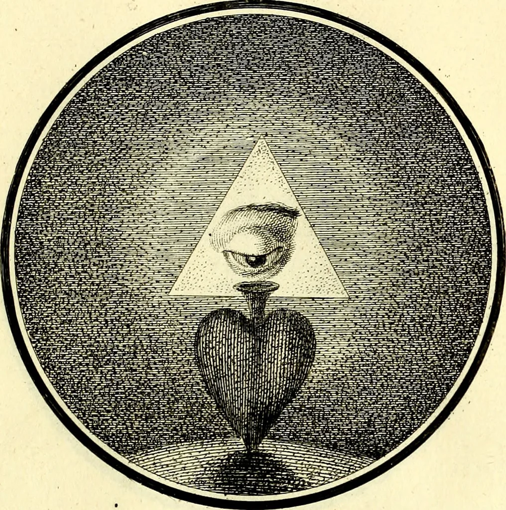 An illustration from Regvla emblematica sancti Benedicti, 1780, leaf 106
