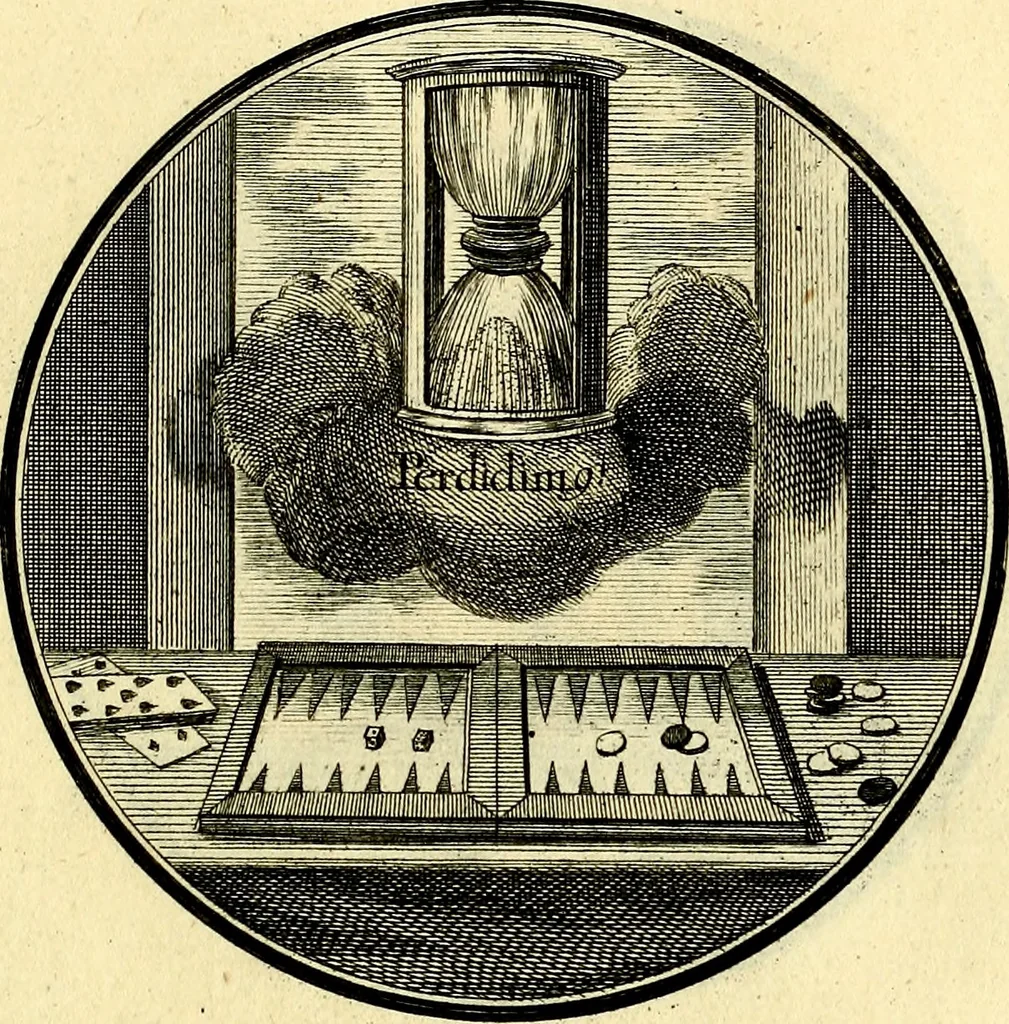 An illustration from Regvla emblematica sancti Benedicti, 1780, leaf 112