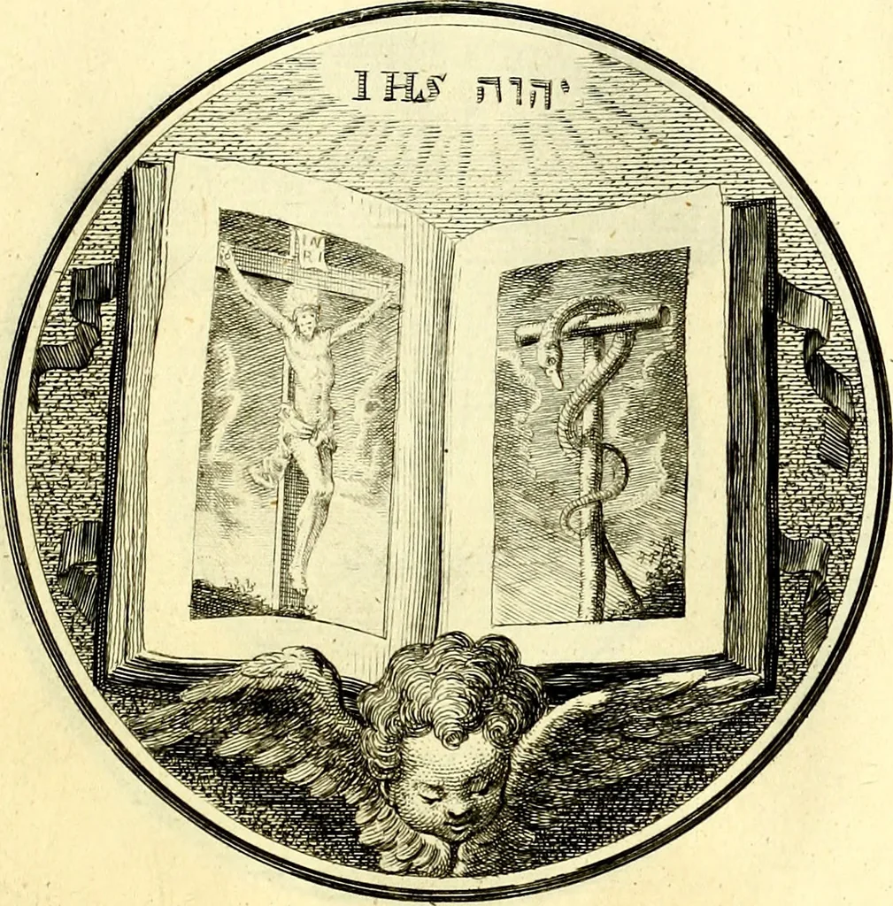 An illustration from Regvla emblematica sancti Benedicti, 1780, leaf 138