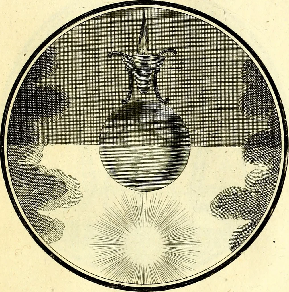 An illustration from Regvla emblematica sancti Benedicti, 1780, leaf 160