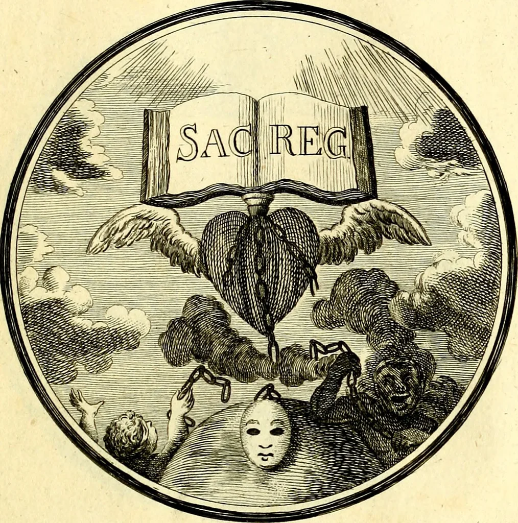 An illustration from Regvla emblematica sancti Benedicti, 1780, leaf 168