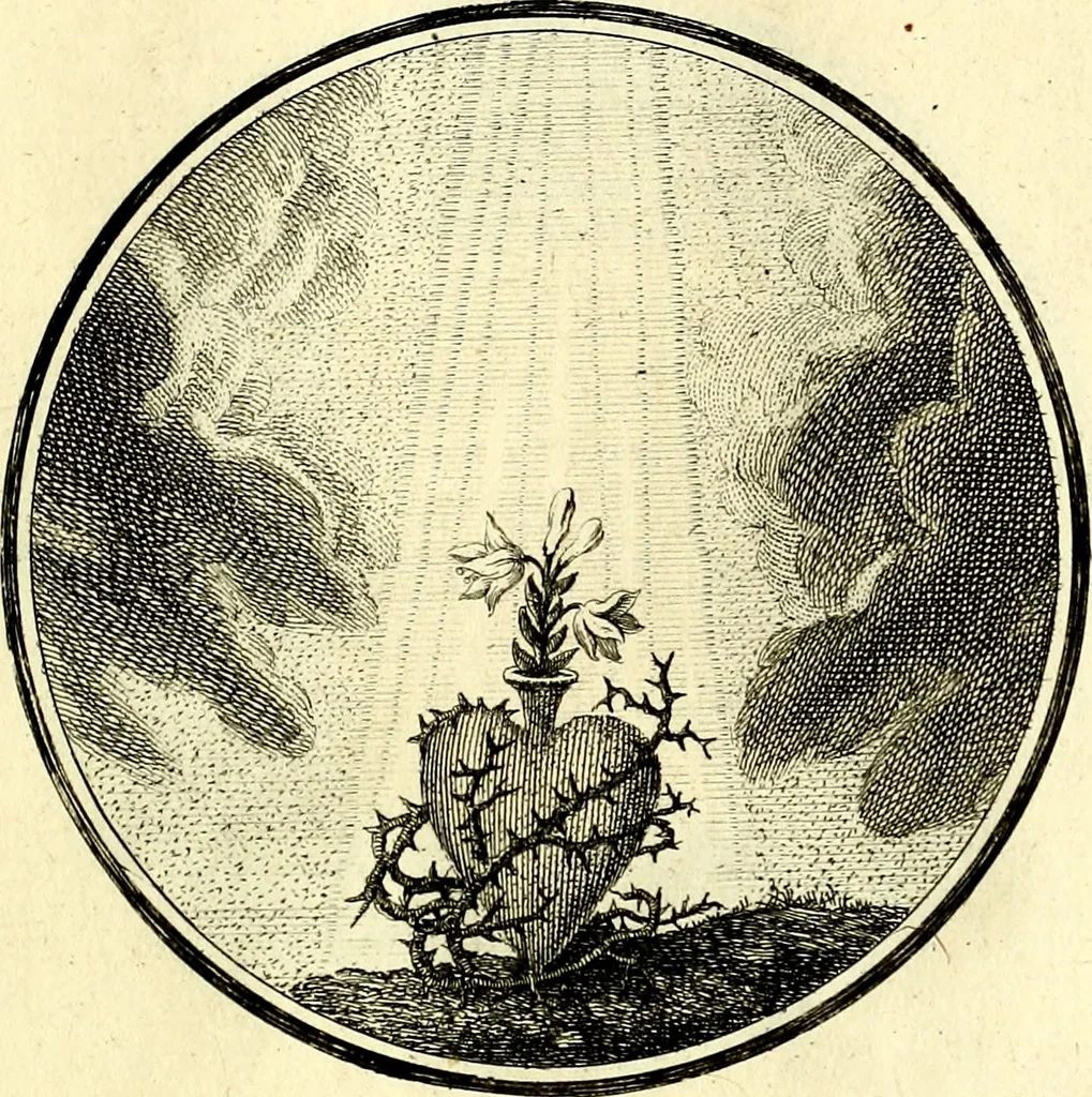 An illustration from Regvla emblematica sancti Benedicti, 1780, leaf 180