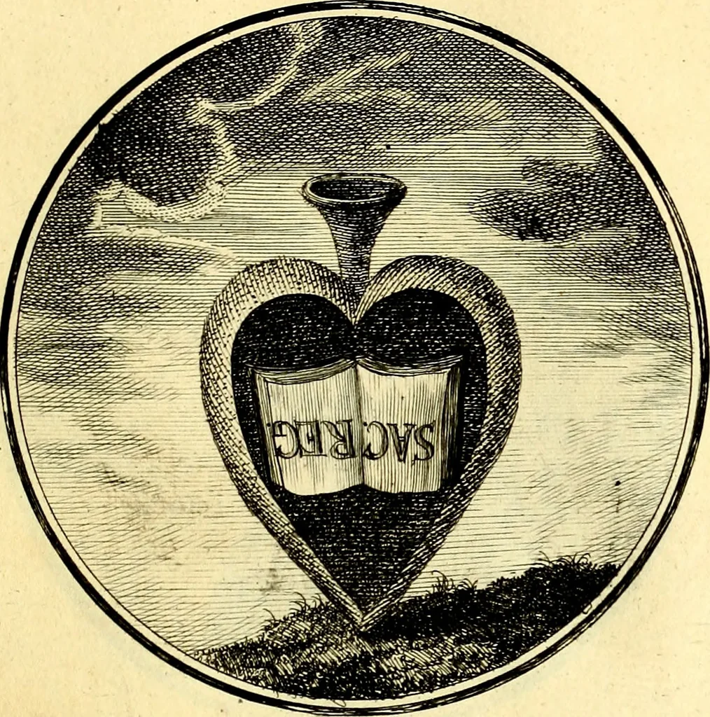 An illustration from Regvla emblematica sancti Benedicti, 1780, leaf 188