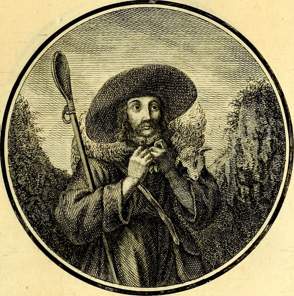 An illustration from Regvla emblematica sancti Benedicti, 1780, leaf 200