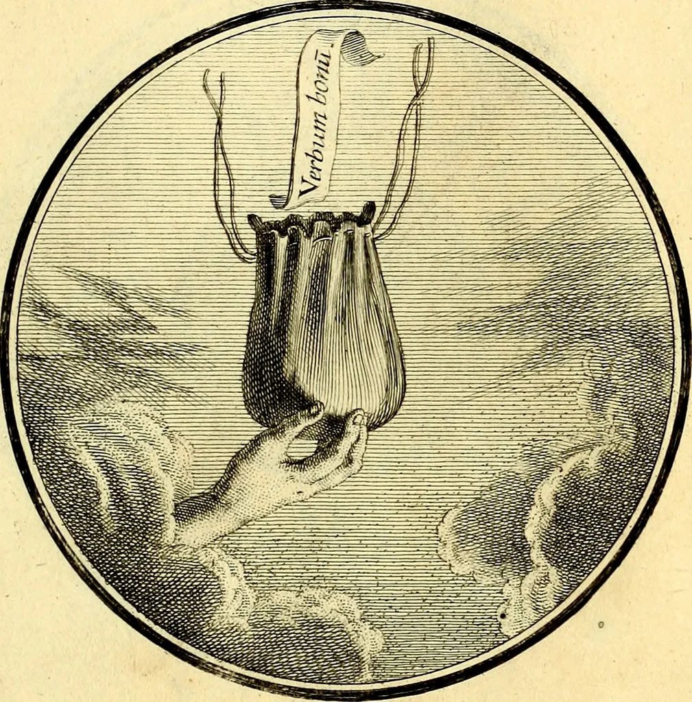 An illustration from Regvla emblematica sancti Benedicti, 1780, leaf 212