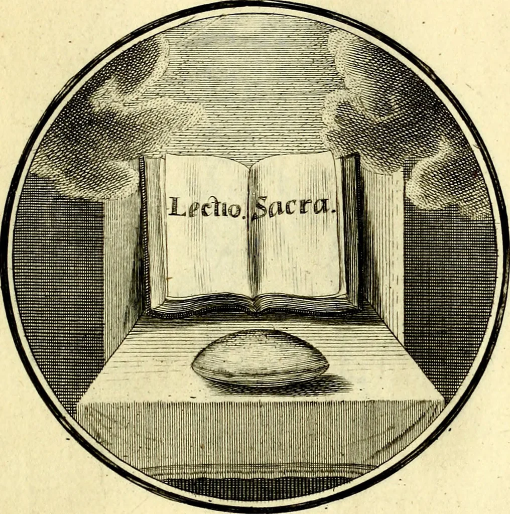 An illustration from Regvla emblematica sancti Benedicti, 1780, leaf 234