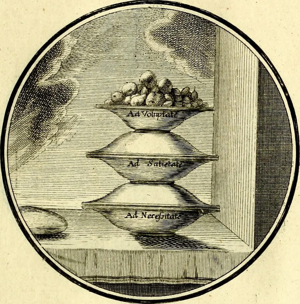 An illustration from Regvla emblematica sancti Benedicti, 1780, leaf 238