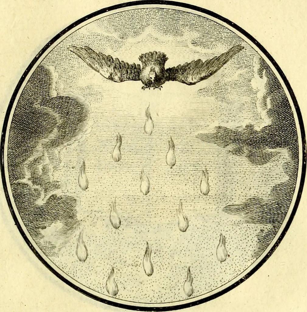 An illustration from Regvla emblematica sancti Benedicti, 1780, leaf 24
