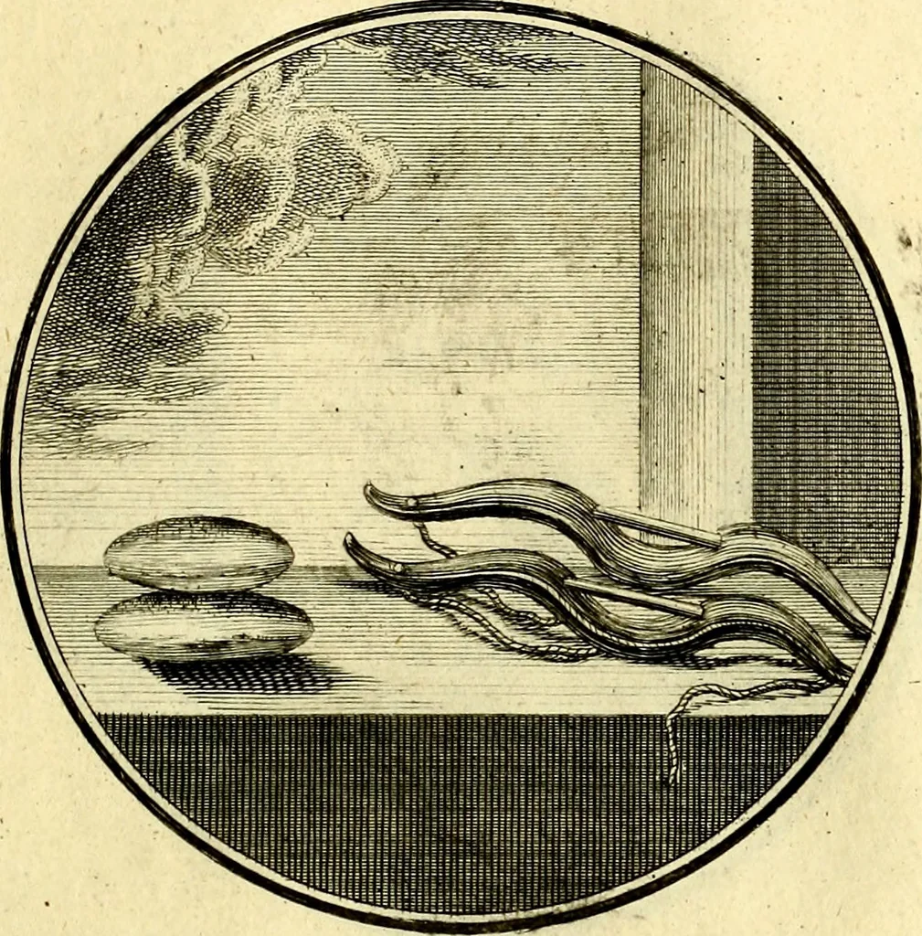 An illustration from Regvla emblematica sancti Benedicti, 1780, leaf 240