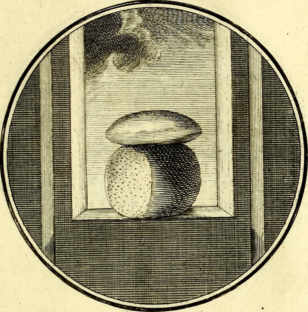 An illustration from Regvla emblematica sancti Benedicti, 1780, leaf 242