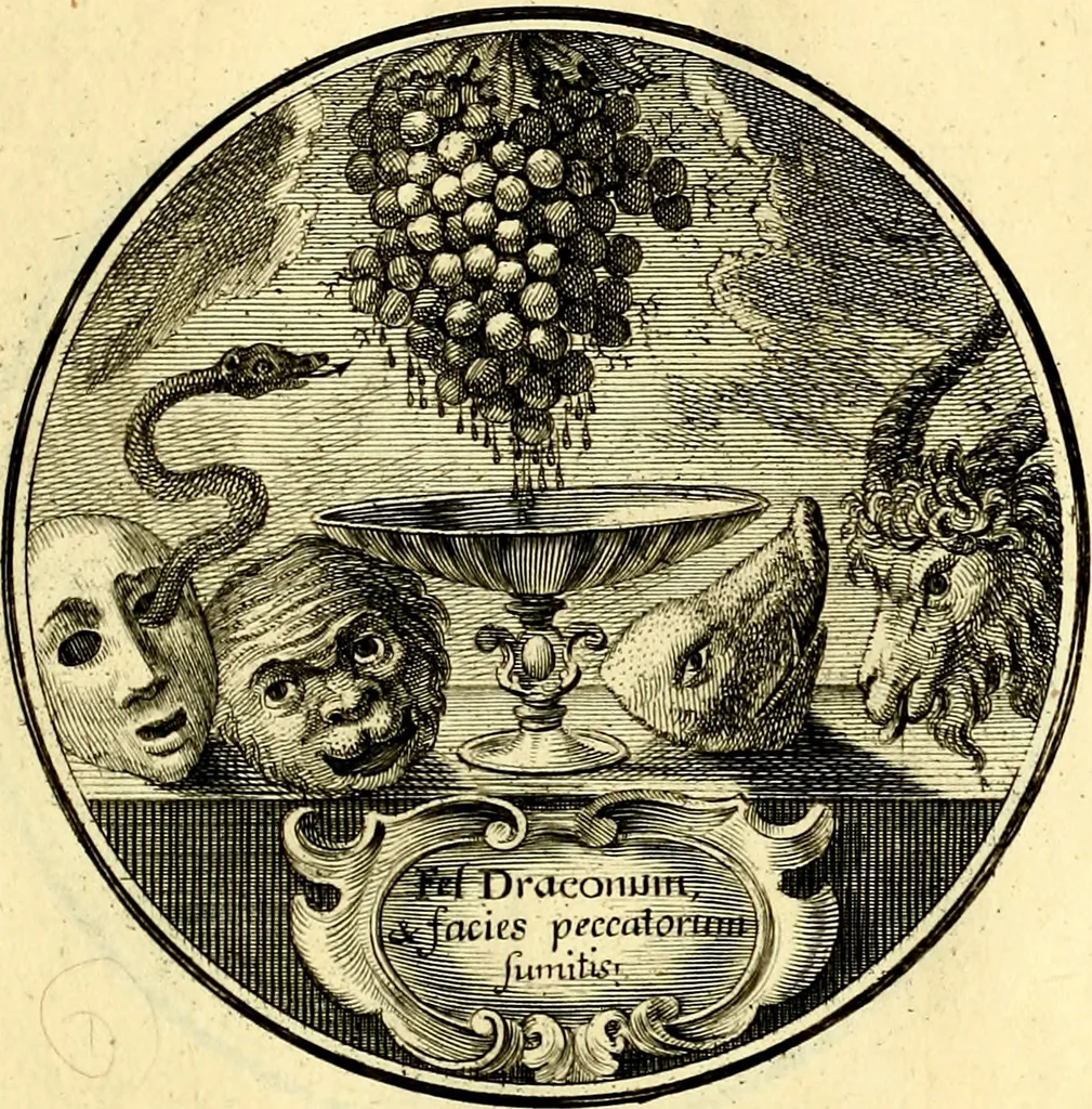 An illustration from Regvla emblematica sancti Benedicti, 1780, leaf 246