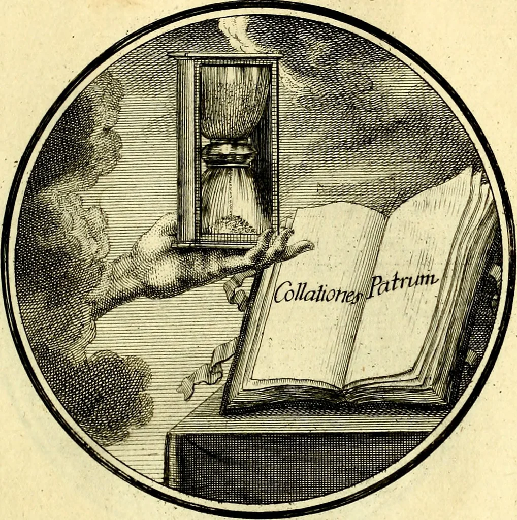 An illustration from Regvla emblematica sancti Benedicti, 1780, leaf 252