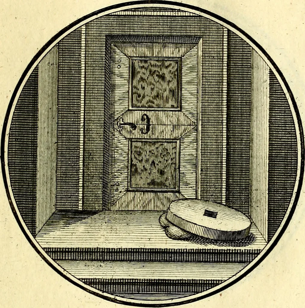 An illustration from Regvla emblematica sancti Benedicti, 1780, leaf 264