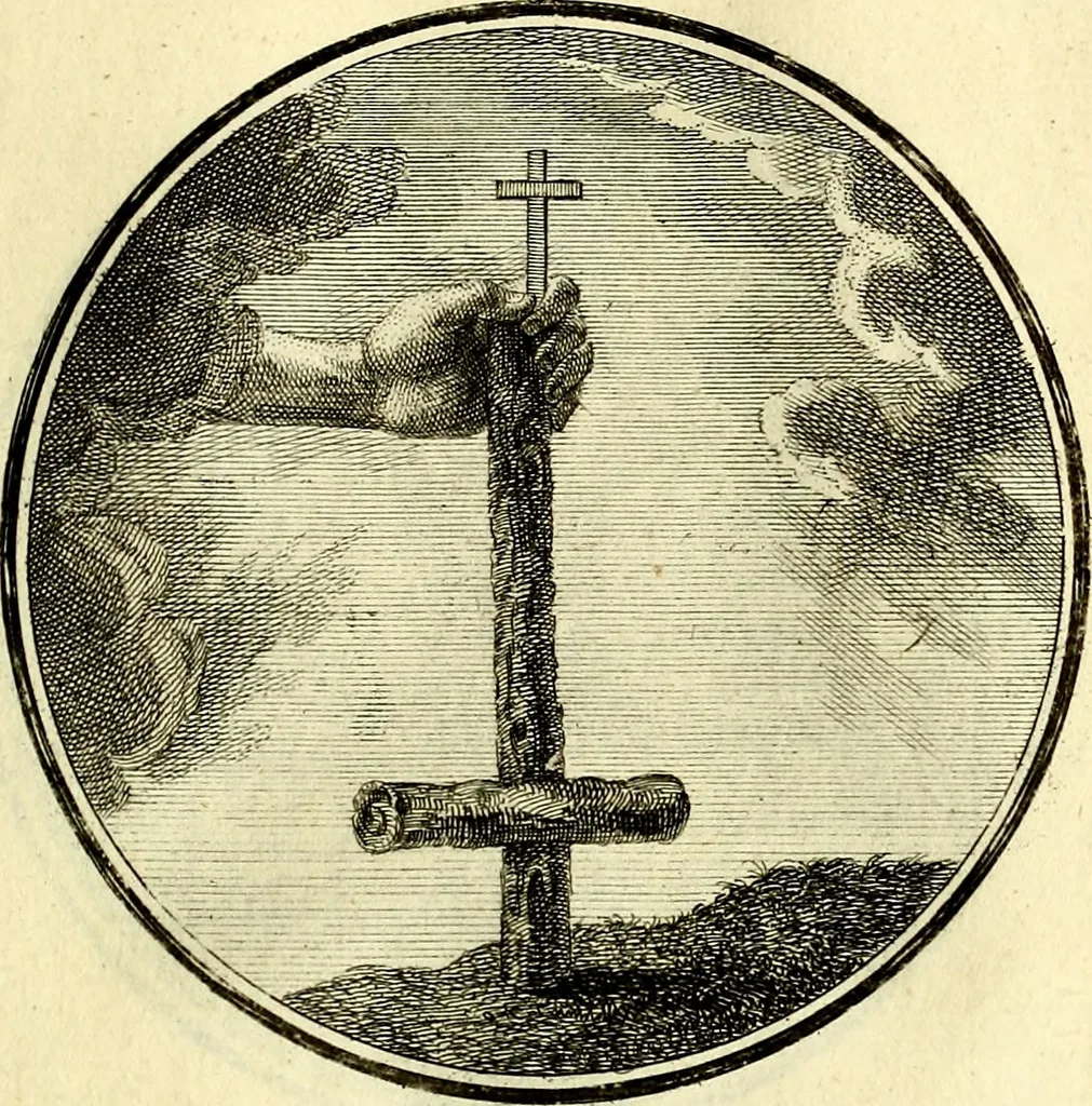 An illustration from Regvla emblematica sancti Benedicti, 1780, leaf 268