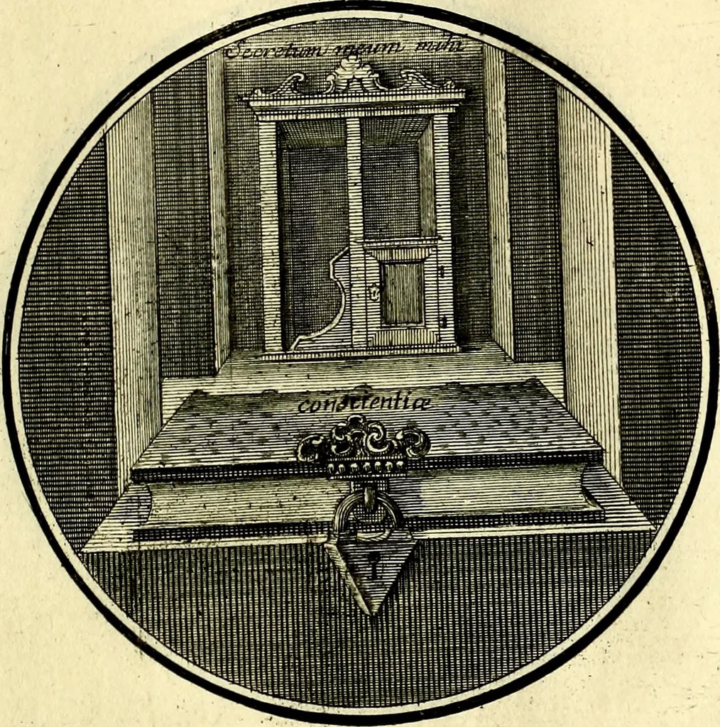 An illustration from Regvla emblematica sancti Benedicti, 1780, leaf 270