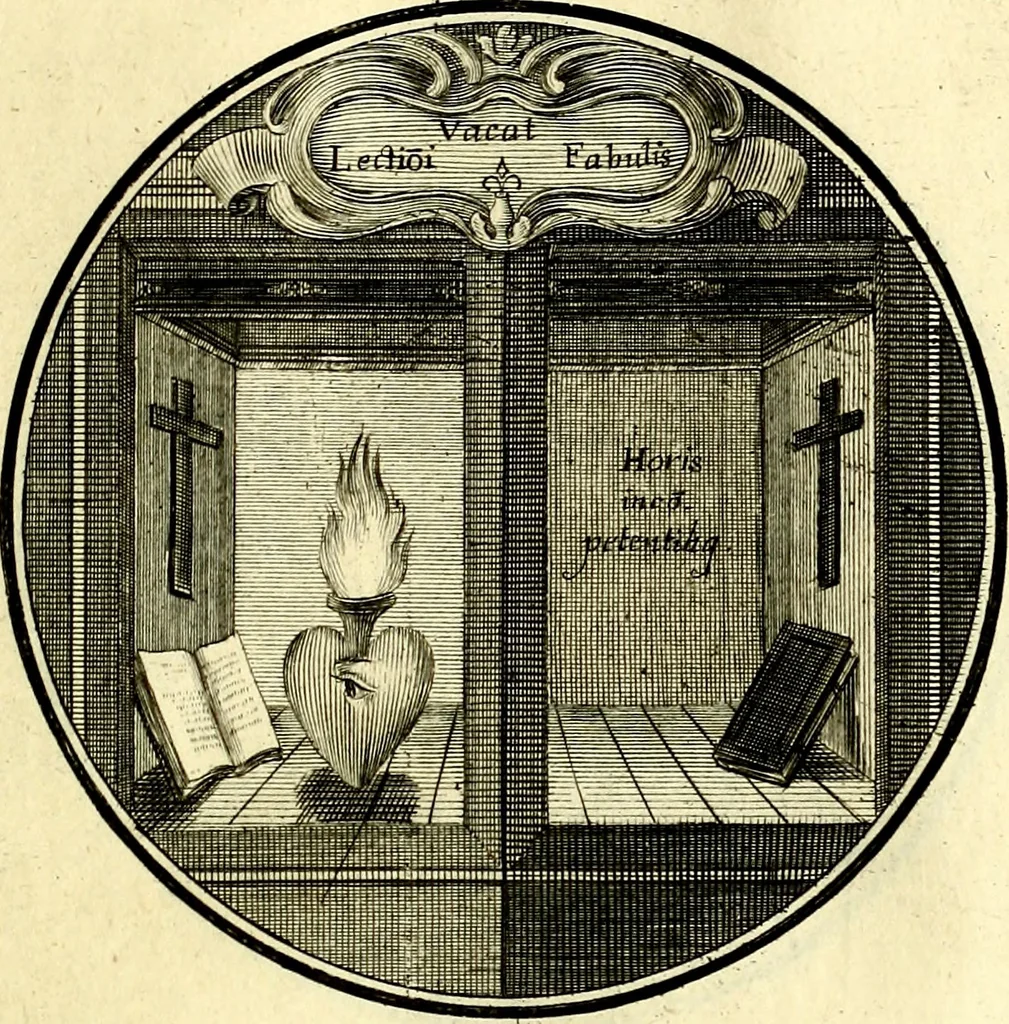 An illustration from Regvla emblematica sancti Benedicti, 1780, leaf 280