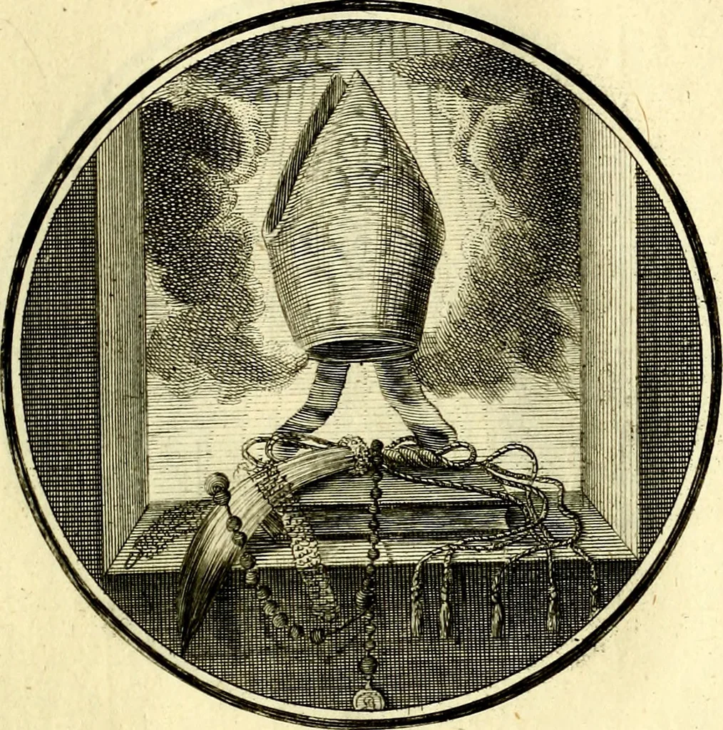 An illustration from Regvla emblematica sancti Benedicti, 1780, leaf 286