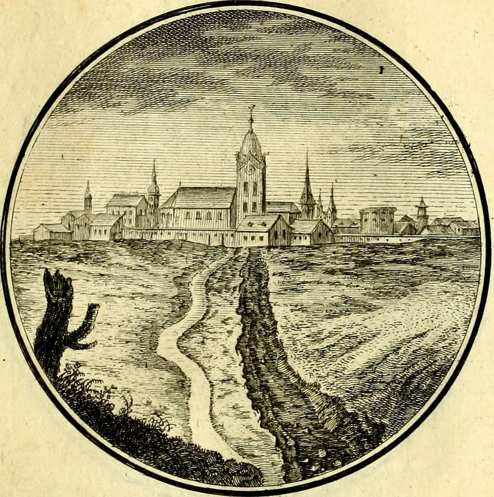 An illustration from Regvla emblematica sancti Benedicti, 1780, leaf 308