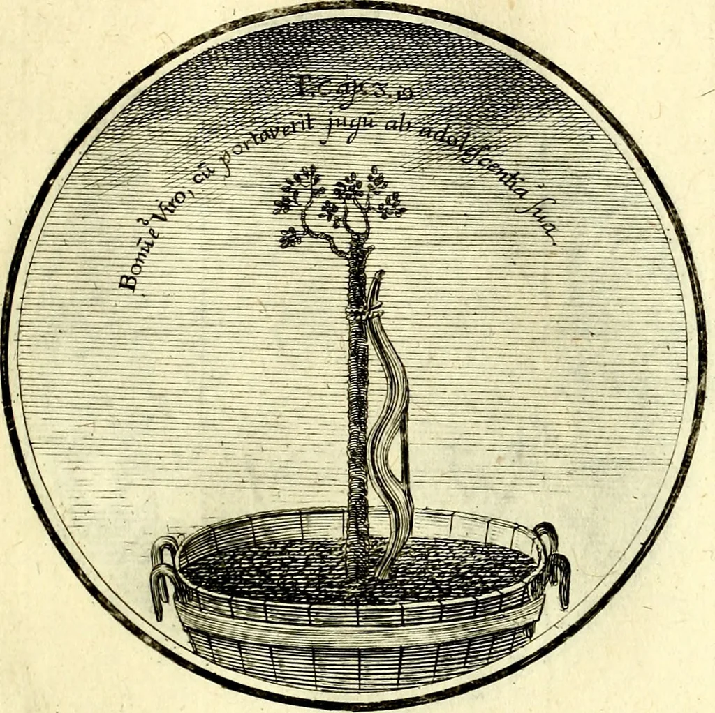 An illustration from Regvla emblematica sancti Benedicti, 1780, leaf 328