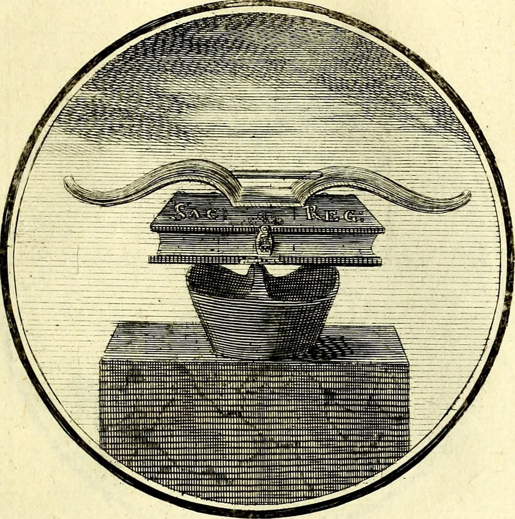 An illustration from Regvla emblematica sancti Benedicti, 1780, leaf 334