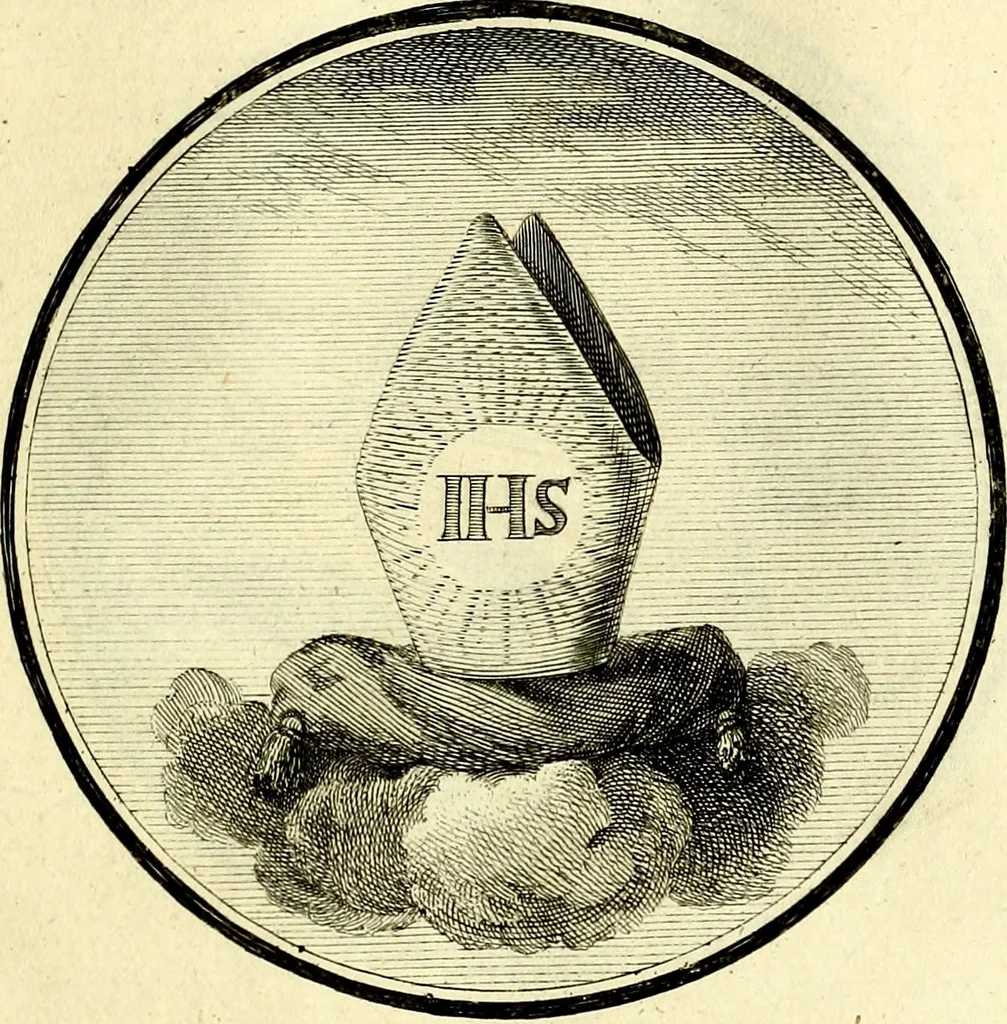 An illustration from Regvla emblematica sancti Benedicti, 1780, leaf 350