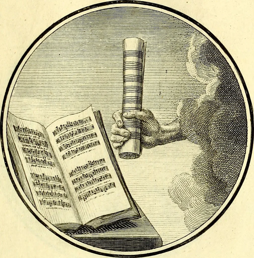 An illustration from Regvla emblematica sancti Benedicti, 1780, leaf 366