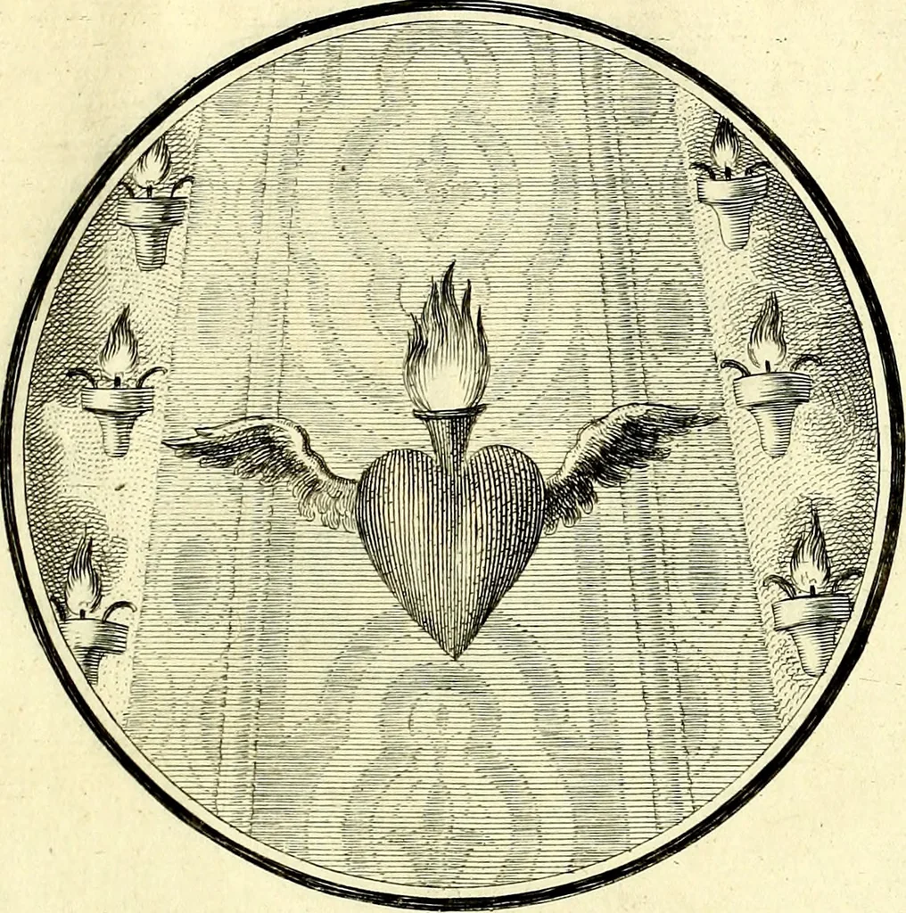 An illustration from Regvla emblematica sancti Benedicti, 1780, leaf 394