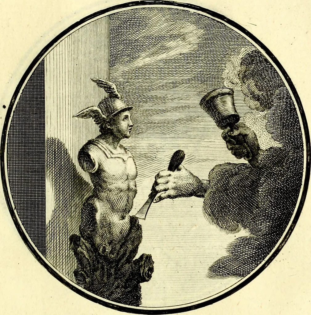 An illustration from Regvla emblematica sancti Benedicti, 1780, leaf 44