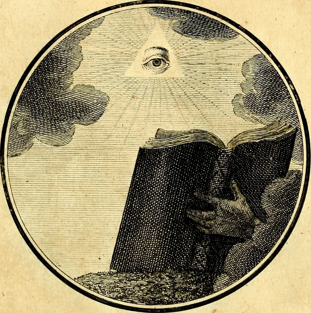 An illustration from Regvla emblematica sancti Benedicti, 1780, leaf 54