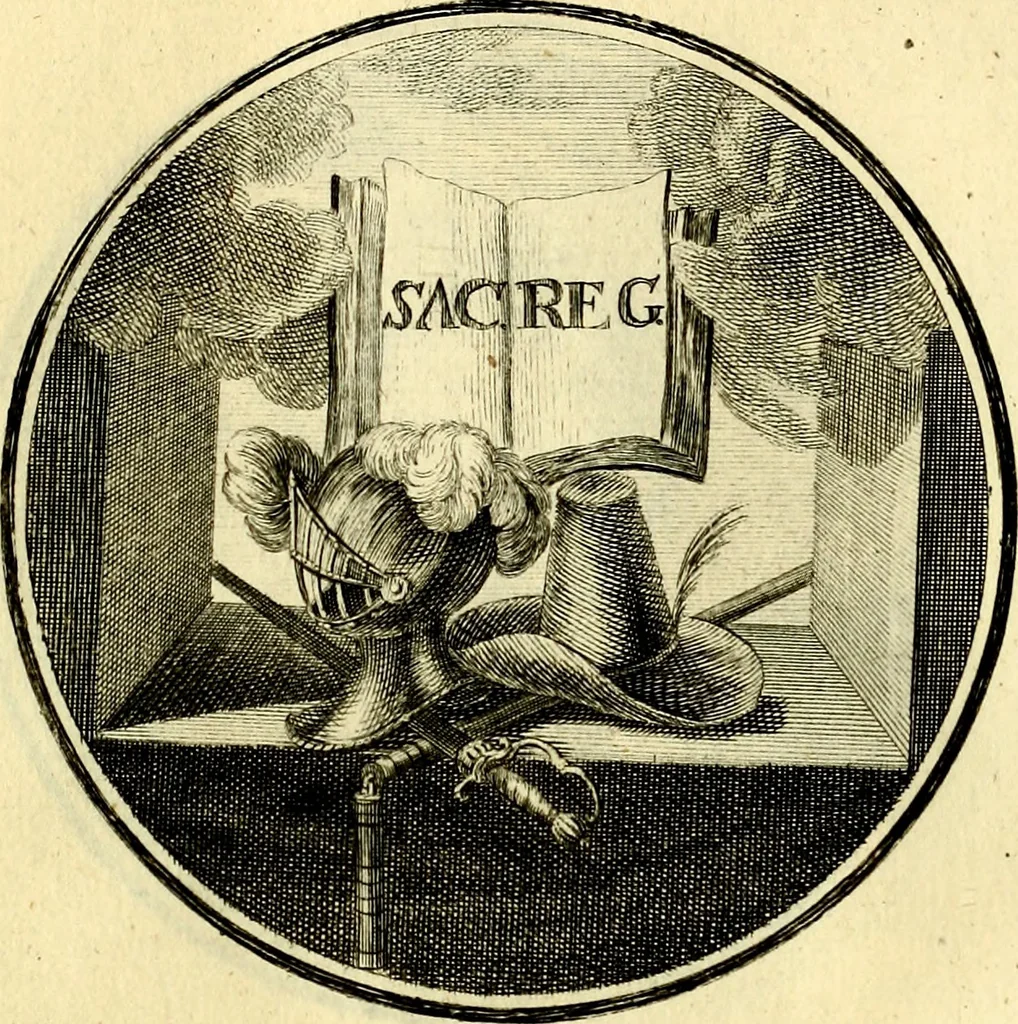 An illustration from Regvla emblematica sancti Benedicti, 1780, leaf 60