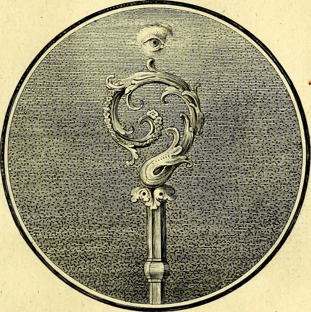An illustration from Regvla emblematica sancti Benedicti, 1780, leaf 68