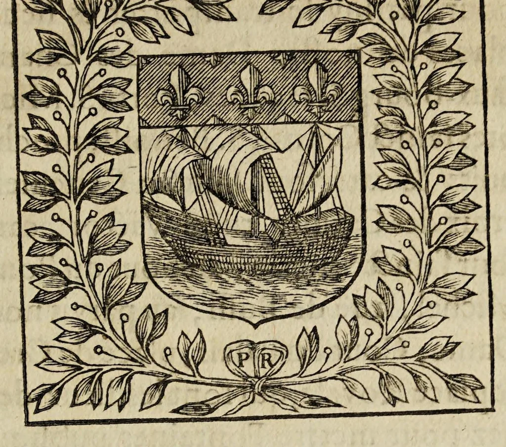 An illustration from Reiglement, & lettres patentes, portant que les concessiõs des fontaines particulieres se prendront dans les reseruoirs publics, par bassinets separez, & non ailleurs., 1628, leaf 7