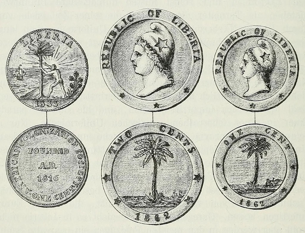 An illustration from Reisebilder aus Liberia : Resultate geographischer, naturwissenschaftlicher und ethnographischer untersuchungen während der jahre 1879-1882 und 1886-1887, 1890, leaf 104
