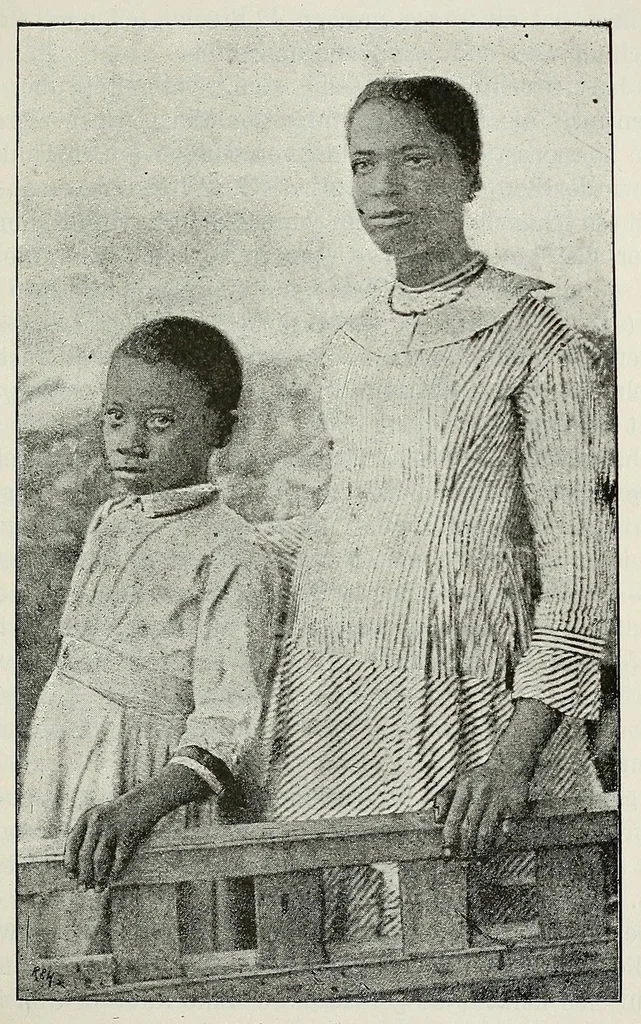 An illustration from Reisebilder aus Liberia : Resultate geographischer, naturwissenschaftlicher und ethnographischer untersuchungen während der jahre 1879-1882 und 1886-1887, 1890, leaf 183