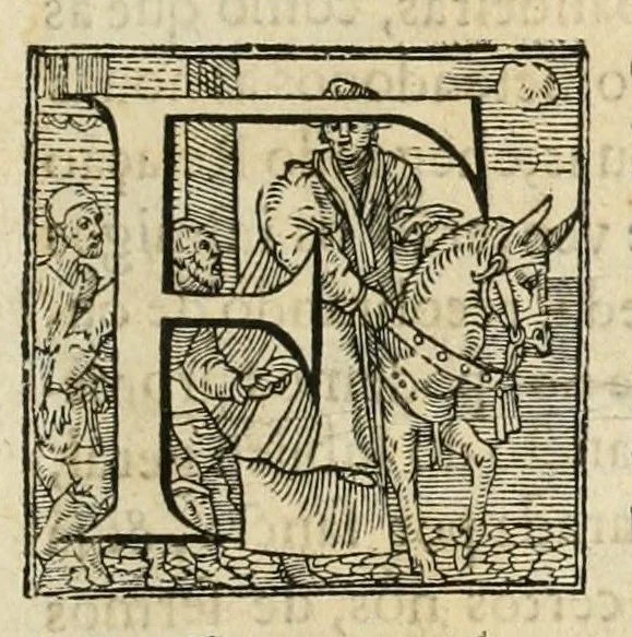An illustration from Relação das grandiosas festas : que na cidade de Coimbra, hoje por nouo titulo cidade ditosa, fez o illustrissimo senhor dõ Ioão Manoel, bispo conde, á canonização de Sancta Isabel rainha de Portugal, 1625, leaf 5