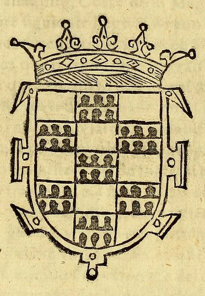 An illustration from Relacion dela iornada del excelentissimo Condestable de Castilla. : A las paces entre España y Inglaterra, que se concluyeron y iuraron en Londres por el mes de agosto. Año. M.DC.IIII, 1605, leaf 5