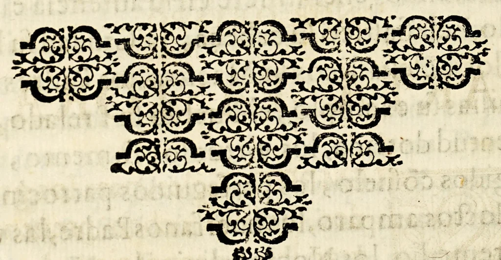 An illustration from Relacion, y descripcion del templo real de la ciudad de la Puebla de los Angeles en la Nueua España, y su catedral. : Que de orden de su magestad acabò, y consagrò a 18. de Abril de 1649 el ilustrissimo, y reuerendissimo Señor do[n] Iuan de Palafox y Mendoc̦a, del Consejo Real de las Indias, y obispo desta diocesi: su despedida, y salida para los reynos de España. Con dos cartas pastorales del mismo ilustrissimo señor sobre la materia., 1650, leaf 126