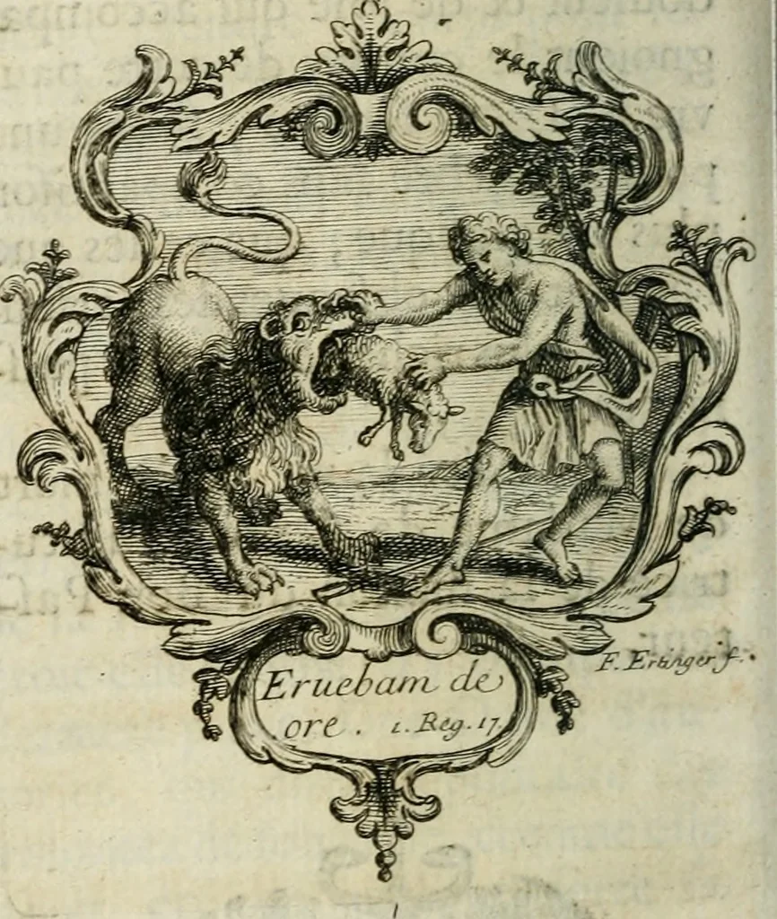 An illustration from Relation abregée de la vie de Madame de Combé, institutrice de la Maison du Bon Pasteur : avec les reglemens de la Communauté, 1700, leaf 105