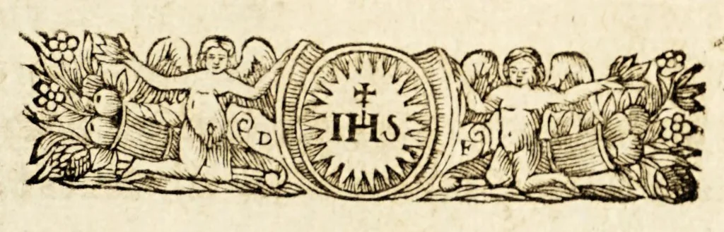 An illustration from Relation de ce qui s'est passé de plus remarquable aux missions des peres de la Compagnie de Jesus. En la Nouvelle France, les années 1671. & 1672. : Envoyée au R.P. Jean Pinette ..., 1673, leaf 9