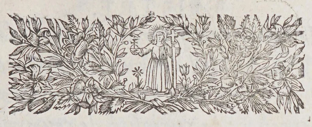 An illustration from Relation de ce qui s'est passé de plus remarquable aux missions des peres de la Compagnie de Iesus. En la Nouvelle France, les années 1669. & 1670. : Enuoyée au R.P. Estienne Dechamps provincial de la province de France, 1671, leaf 9