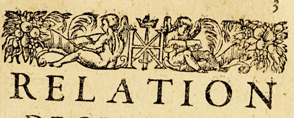 An illustration from Relation de ce qui s'est passé dans le pays des Hurons, pays de la Nouuelle France, és années 1647. & 1648, 1649, leaf 7
