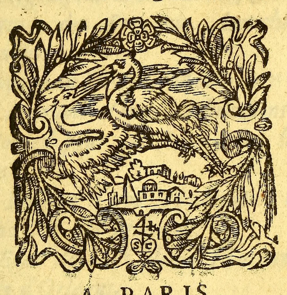 An illustration from Relation de ce qui s'est passé en la mission des peres de la Compagnie de Iesus, en la Nouuelle France, es annees 1653. & 1654. Enuoyée au r.p. Nicolas Royon, prouincial de la prouince de France., 1655, leaf 7