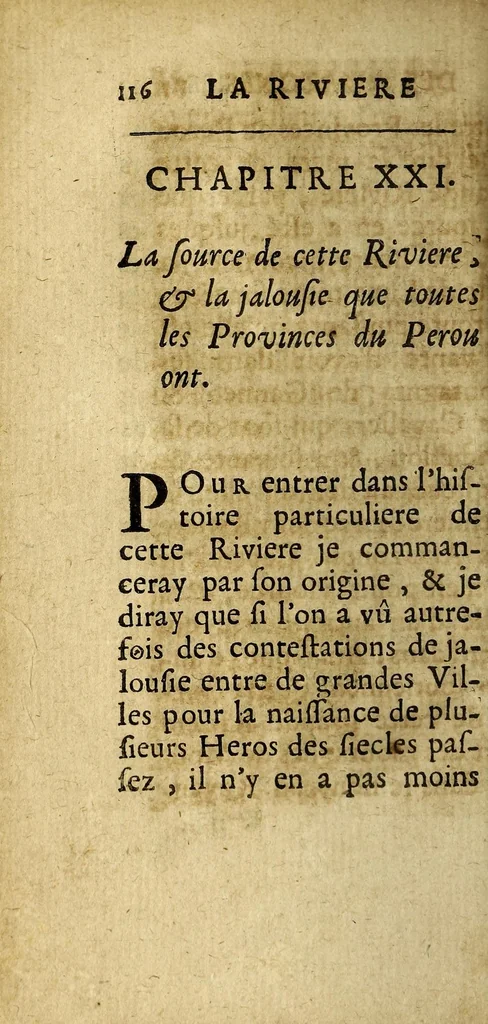 An illustration from Relation de la riviere des Amazones, 1682, leaf 314