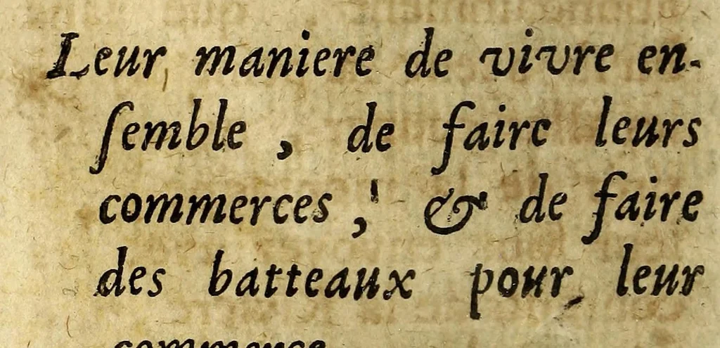 An illustration from Relation de la riviere des Amazones, 1682, leaf 406