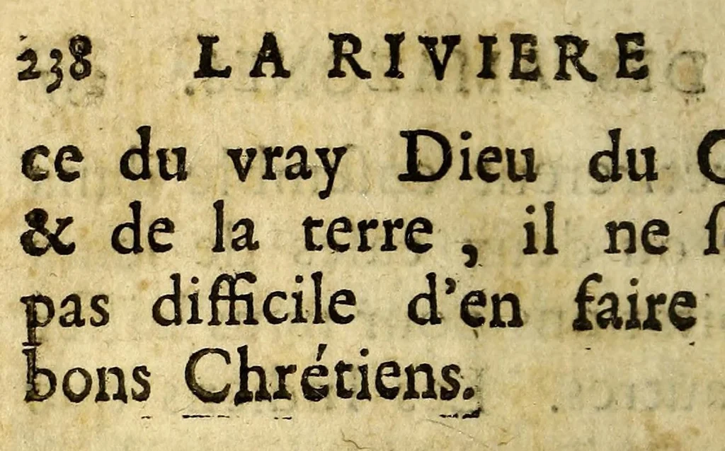 An illustration from Relation de la riviere des Amazones, 1682, leaf 436