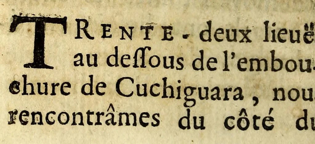An illustration from Relation de la riviere des Amazones, 1682, leaf 322